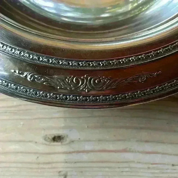 Antique Victorian Meriden Silverplate/Silver Plate Bowl Holder Server... Homan - Picture 3 of 9